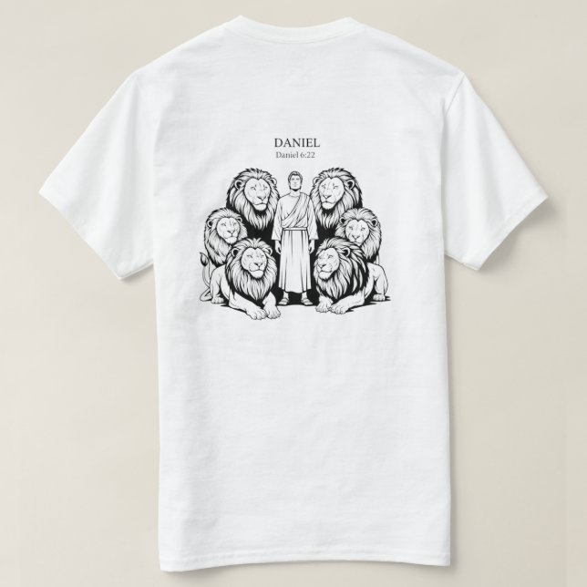 Camiseta Daniel 6:22 (Verso do Design)