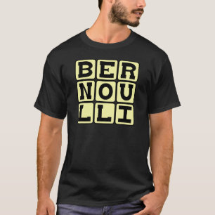 Camiseta Daniel Bernoulli, do Princípio de Bernoulli