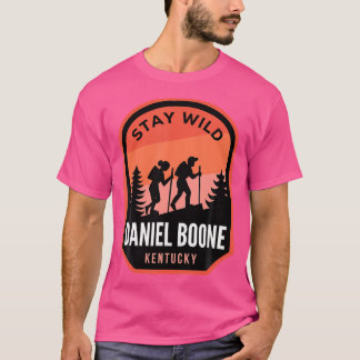 Camiseta Daniel Boone Kentucky Caminhando Na Natureza