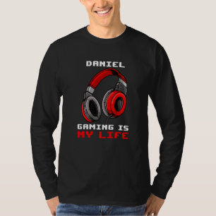 Camiseta Daniel Gaming É Minha Vida Personalizada