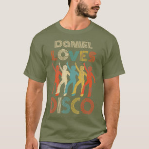Camiseta Daniel Loves Disco 1970 Retro Vintage