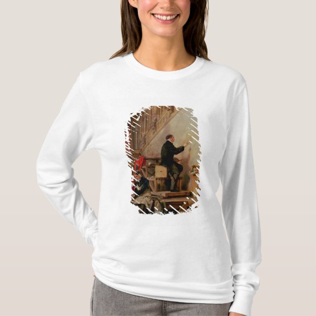 Camiseta Daniel Maclise que pinta sua pintura mural (Frente)