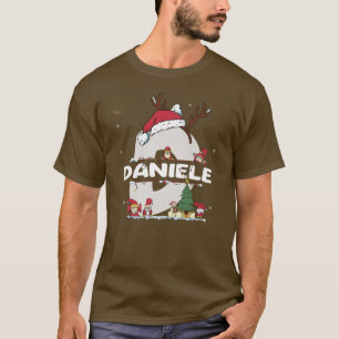 Camiseta Daniele Christmas w Daniele Name para o xmas engra