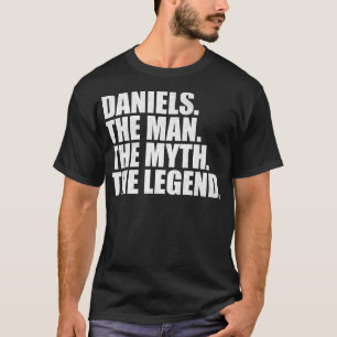 Camiseta DanielsDaniels Nome da família Daniels sobrenome D
