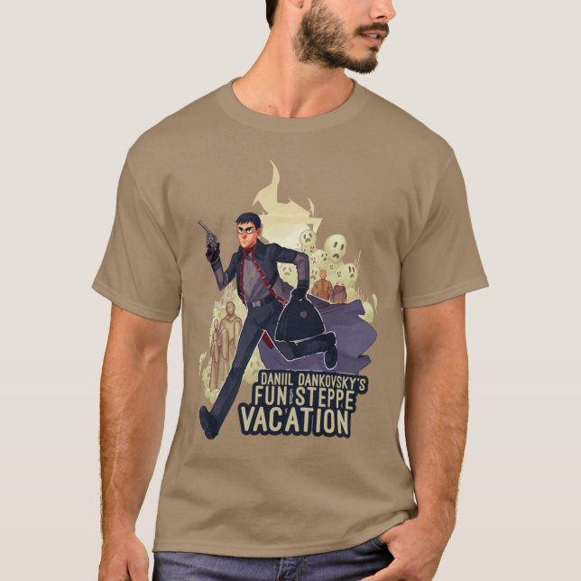 Camiseta Daniil Dankovskys Fun Steppe Vacation Pathologic (Frente)