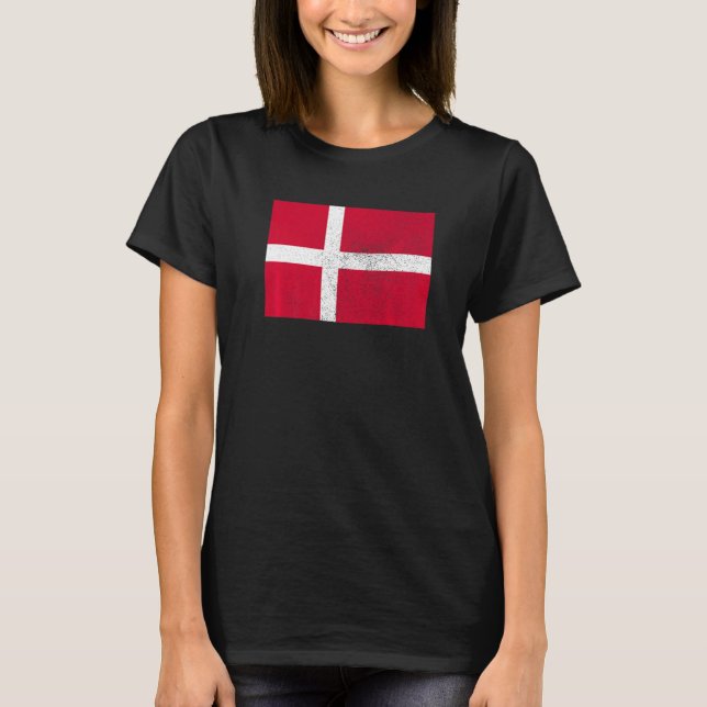 Camiseta Danish Denmark Flag Pride Danish Flag  1 (Frente)