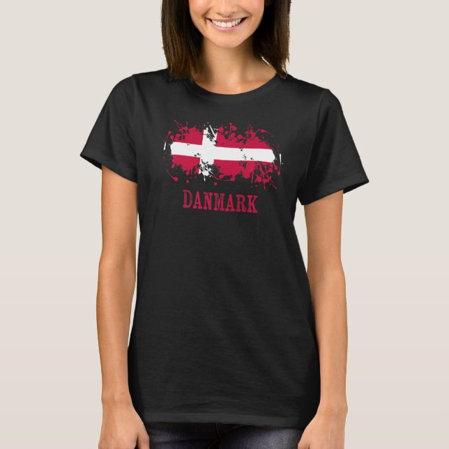 Camiseta Danish enthusiasts for Danmark and Denmark (Frente)
