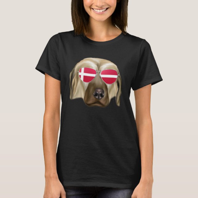 Camiseta Danish Flag Anatolian Shepherd Dog Dog Denmark Poc (Frente)