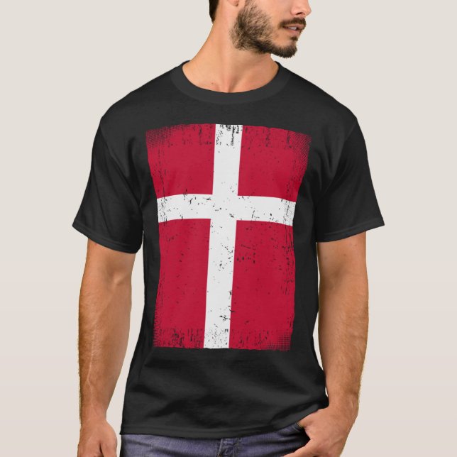 Camiseta Danish Flag Denmark (Frente)