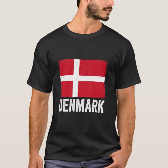 Camiseta Danish Flag Denmark 1 (Frente)