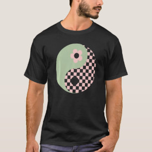 Camiseta Danish Pastel Aesthetic Ying Yang Flower Yin Yang