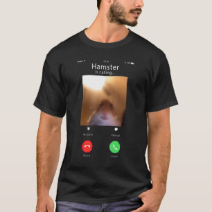 Camiseta dank meme hamster encarando o hamster da câmera fr