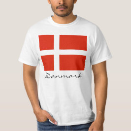 Camiseta Danmark com Dannebrog