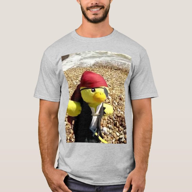Camiseta Danny Duck o T-Shirt Pirata (Frente)