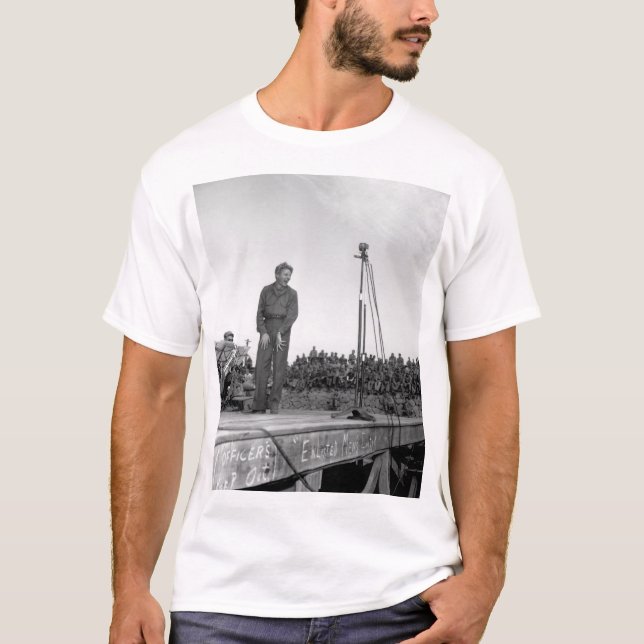 Camiseta Danny Kaye, imagem and_War do palco conhecido (Frente)