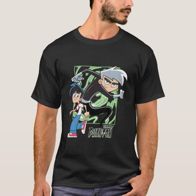 Camiseta Danny Phantom Com Danny E Phantom (Frente)