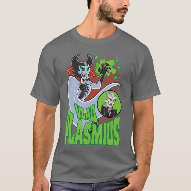 Camiseta Danny Phantom Vlad Plasmius Retro Desenho Animado  (Frente)