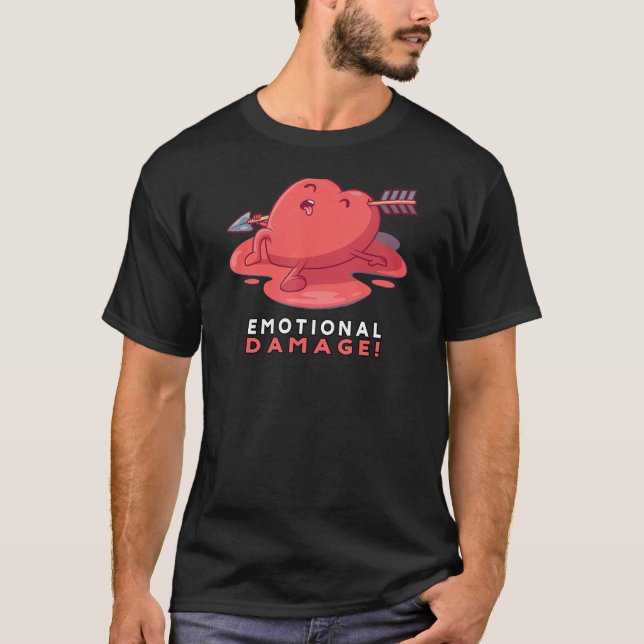 Camiseta Danos Emocionais Dizendo que os jogadores da Inter (Frente)