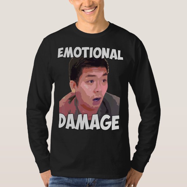 Camiseta Danos Emocionais Estereótipos Asiáticos Steven he  (Frente)