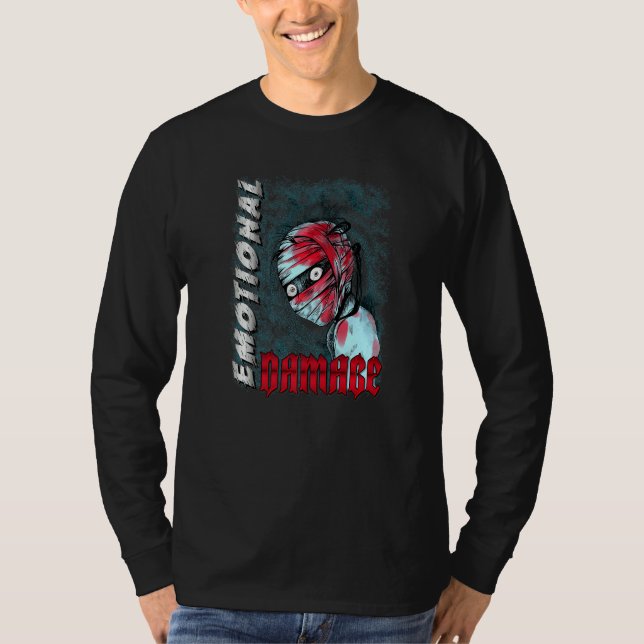 Camiseta Danos Emocionais! Meme Funny Sarcastic Humor (Frente)