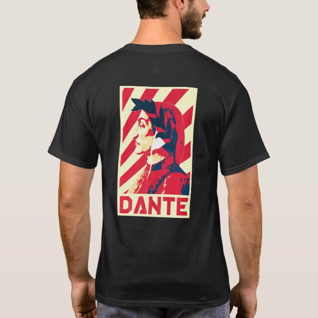 Camiseta Dante Alighieri Famous Italian Poet And Writer (Verso)