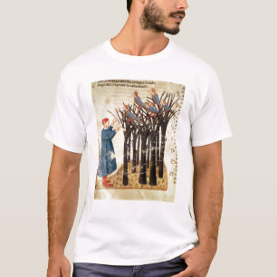 Camiseta Dante e as almas transformadas em pássaros