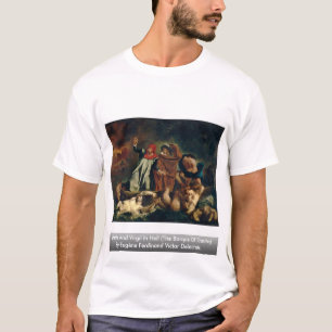 Camiseta Dante e Virgil no inferno (o Barque de Dante)