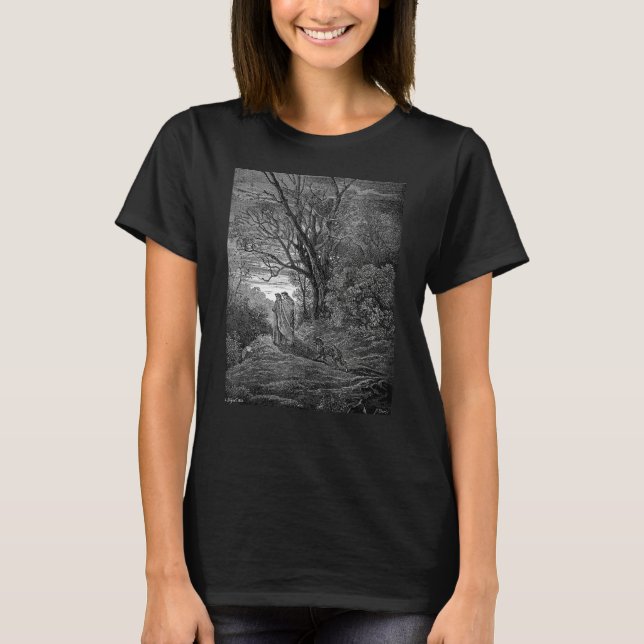 Camiseta Dante Meets Virgil by Gustave Dore (Frente)