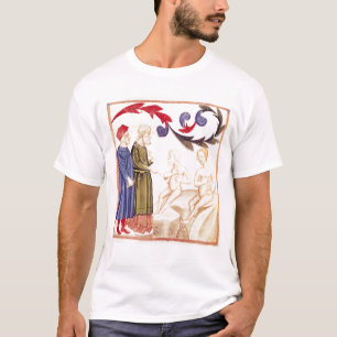 Camiseta Dante, Virgil e Praga-golpeados