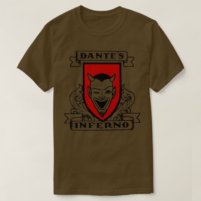 Camiseta Dantes Inferno (Frente do Design)