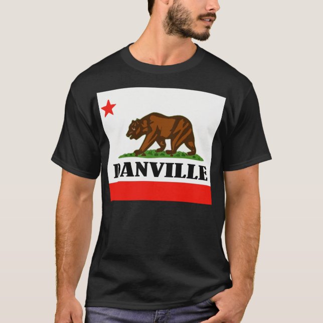 Camiseta Danville, Califórnia - T-Shirt (Frente)
