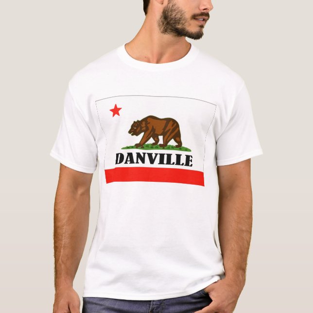 Camiseta Danville, Califórnia - T-Shirt (Frente)