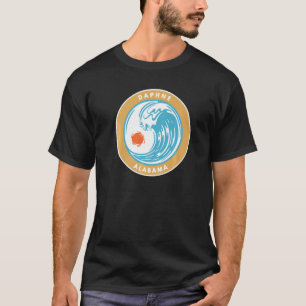 Camiseta Daphne Alabama Al Beach Ocean Wave Vacven Souven