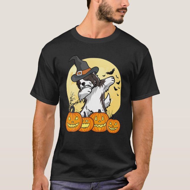 Camiseta Dapitar o Cachorro Engraçado da Dança do Havanês n (Frente)