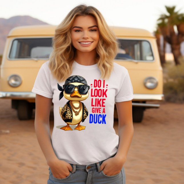 Camiseta Dapper Duck Donning Shades e Bandana (Criador carregado)