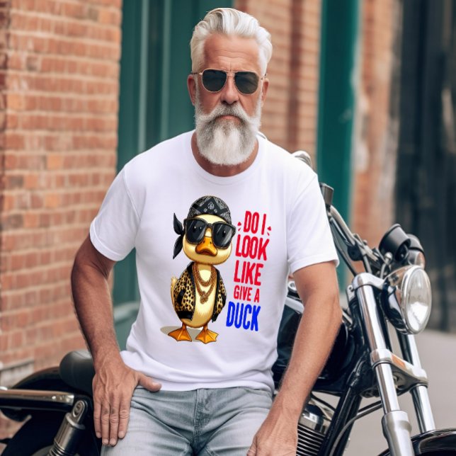 Camiseta Dapper Duck Donning Shades e Bandana (Criador carregado)