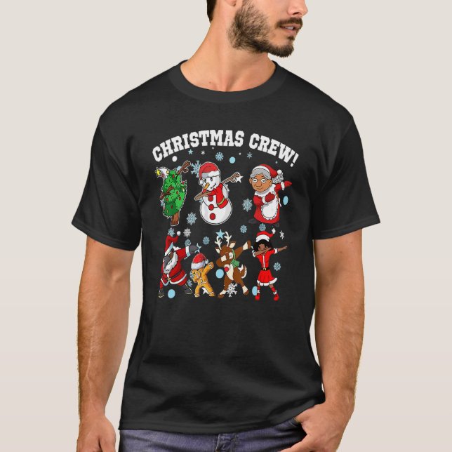 Camiseta Dapping Christmas Crew Xmas Holiday (Frente)