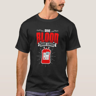 Camiseta Dar Doação Sanguínea Flebotomista