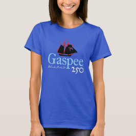 Camiseta DAR Gaspee250 Logotipo Russo em Azul