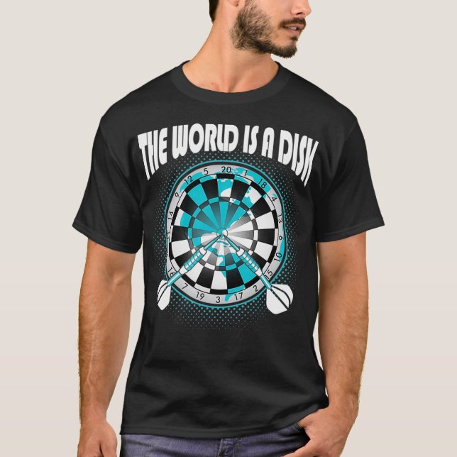 Camiseta Dar Presente Ao Mundo É Um Disco Darts (Frente)