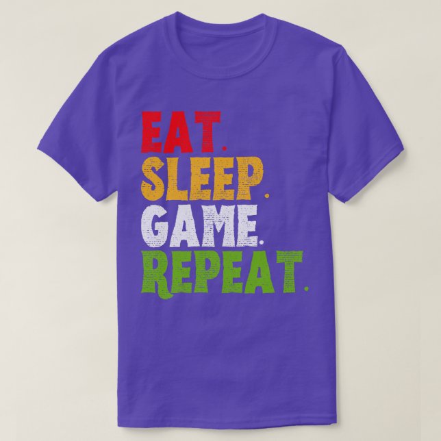 Camiseta Dar Presente aos Gamers Repetitivos do Jogo de Son (Frente do Design)