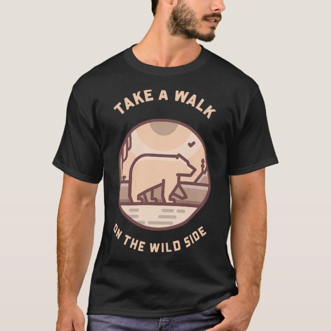 Camiseta Dar Uma Volta No Lado Selvagem (Frente)