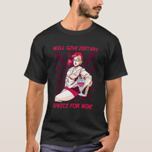 Camiseta Dará Aconselhamento Dietético Para Dietéticos De V