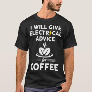 Camiseta Dará Aconselhamento Elétrico Para Eletricidade De