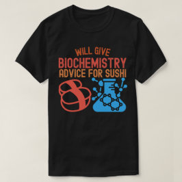 Camiseta Dará Bioquímica para Sushi