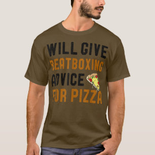 Camiseta Dará Conselhos De Boxing Para Pizza Engraçada