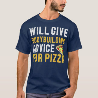 Camiseta Dará Conselhos De Construção De Pizza Engraçado Pi