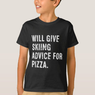 Camiseta Dará conselhos de esqui para treinador de esqui en