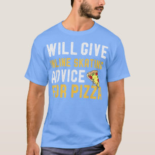Camiseta Dará Conselhos De Pizza Em Linha Para Pizza Funny