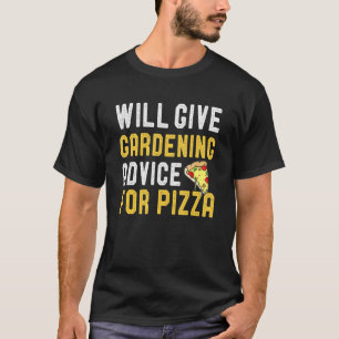 Camiseta Dará jardinagem para horticultura de pizza